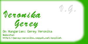 veronika gerey business card